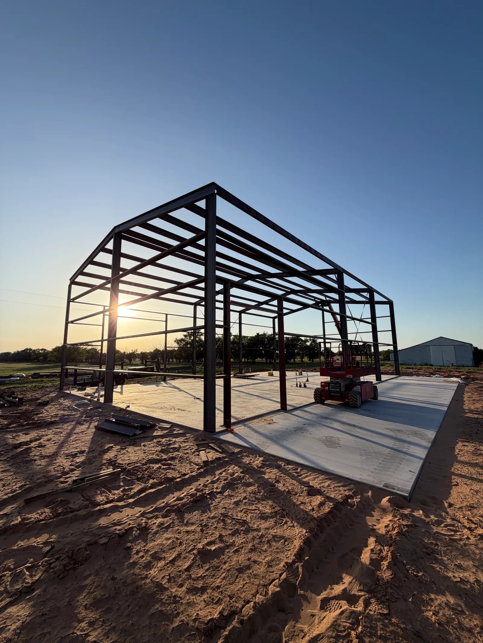 Vernon 40' x 66' Barndominium-Shop — wall panels and roofing in Vernon, TX