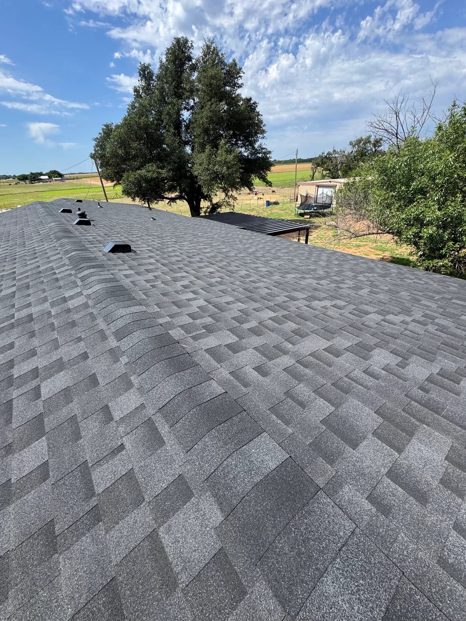Residential roofing installation