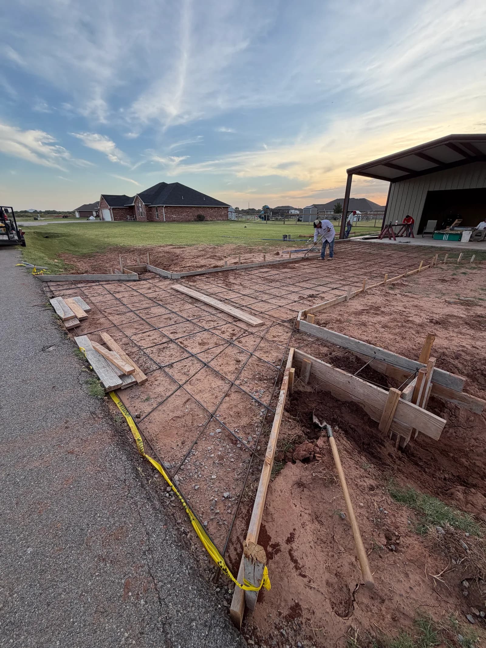 Concrete Driveway & Approach - Project in Altus, Oklahoma