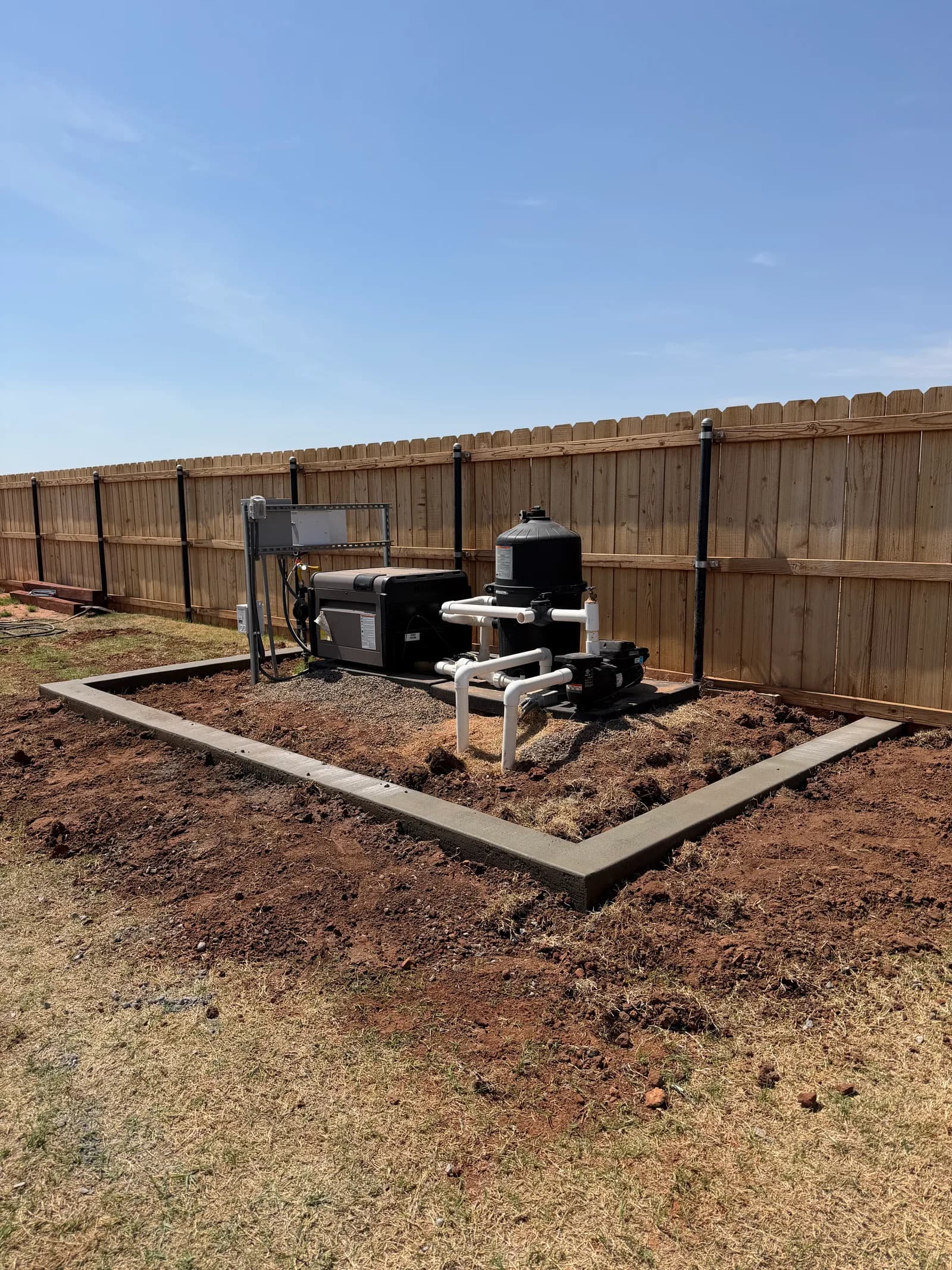 Altus Metal Building Foundation — level, build-ready slab in Altus, OK