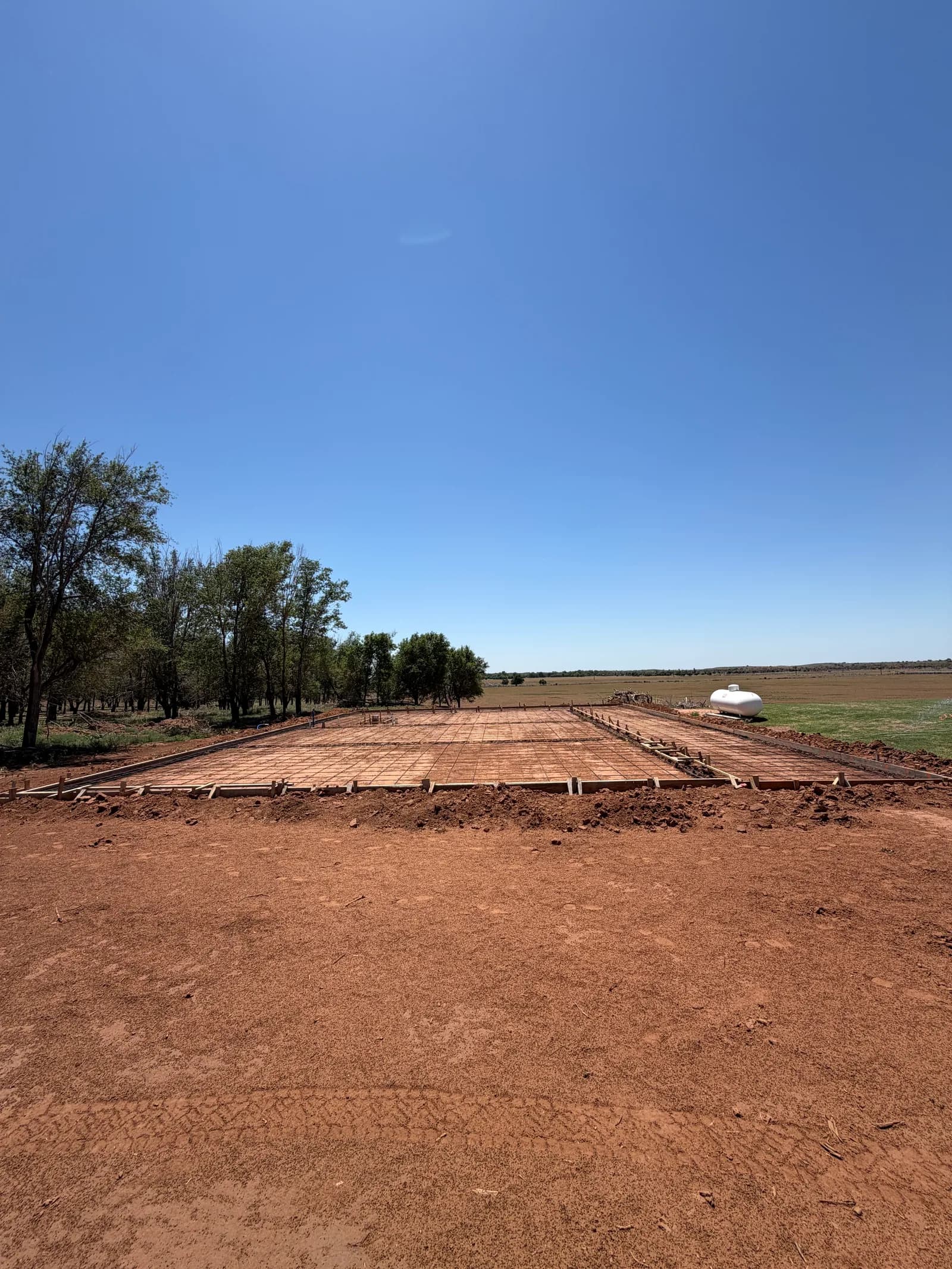 Elmer Metal Building Foundation — site prep and grading in Elmer, OK