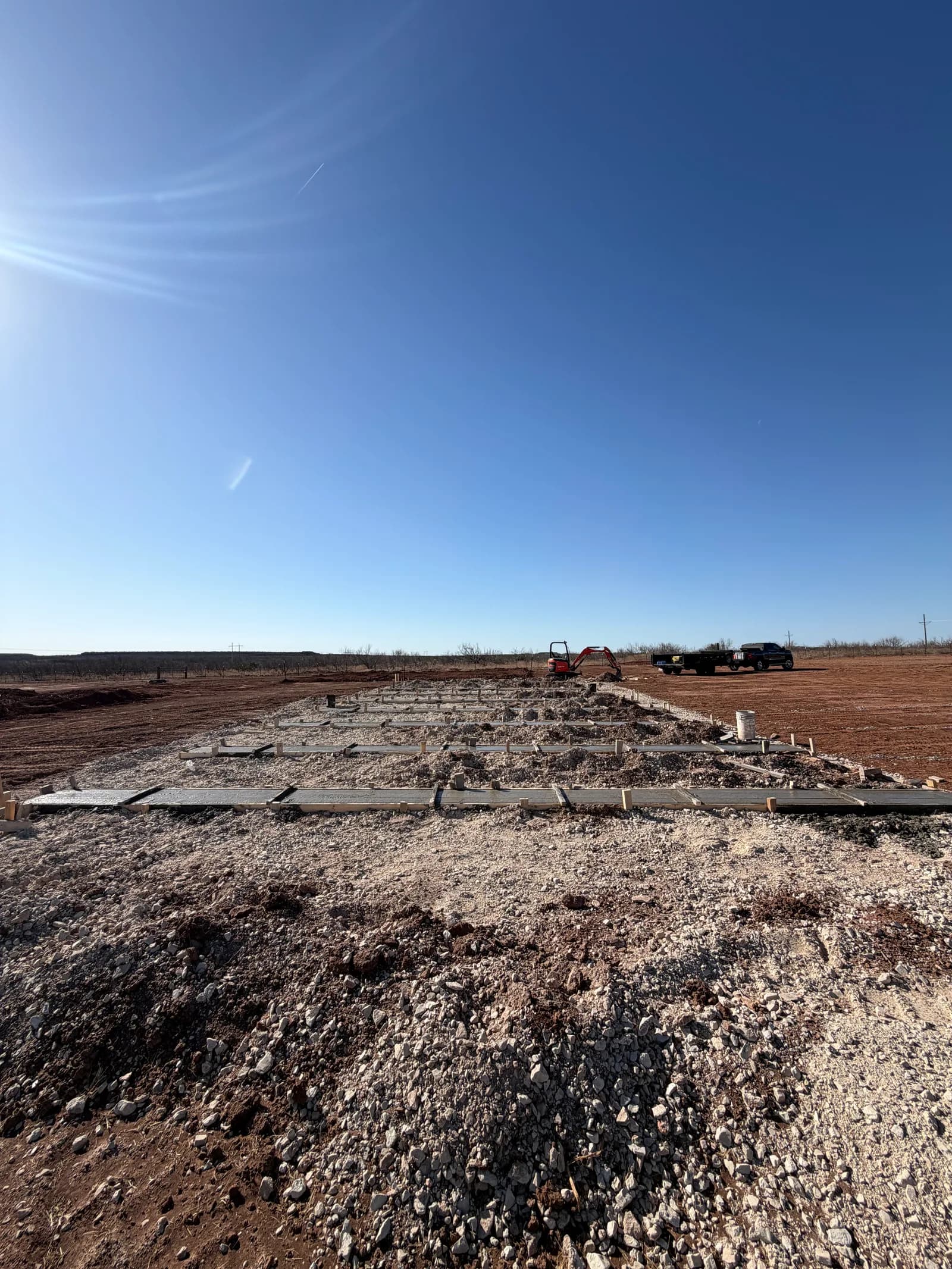 Quanah Modular Home Foundation — finished modular home foundation in Quanah, TX