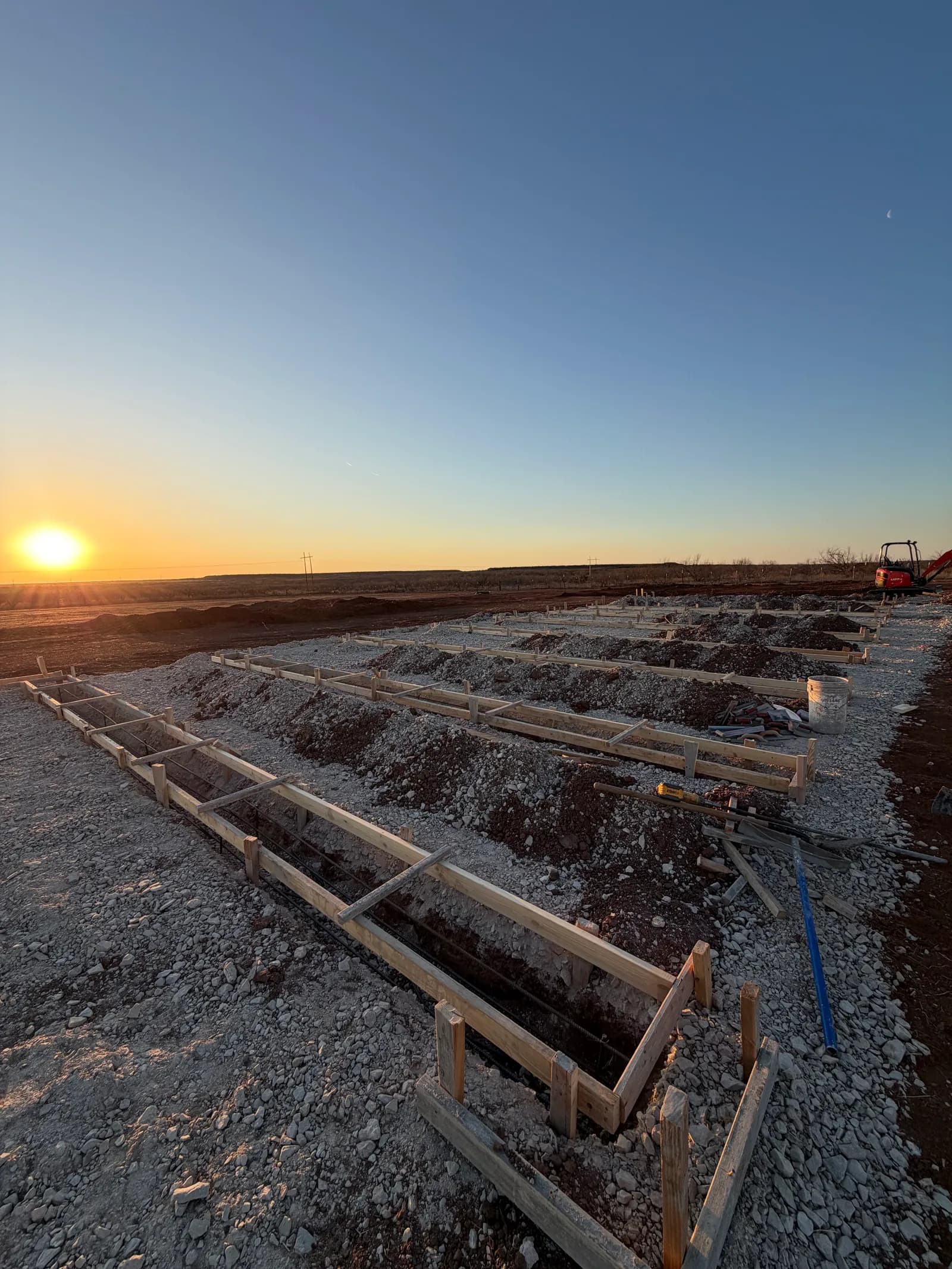Modular Home Foundation - Project in Quanah, Texas