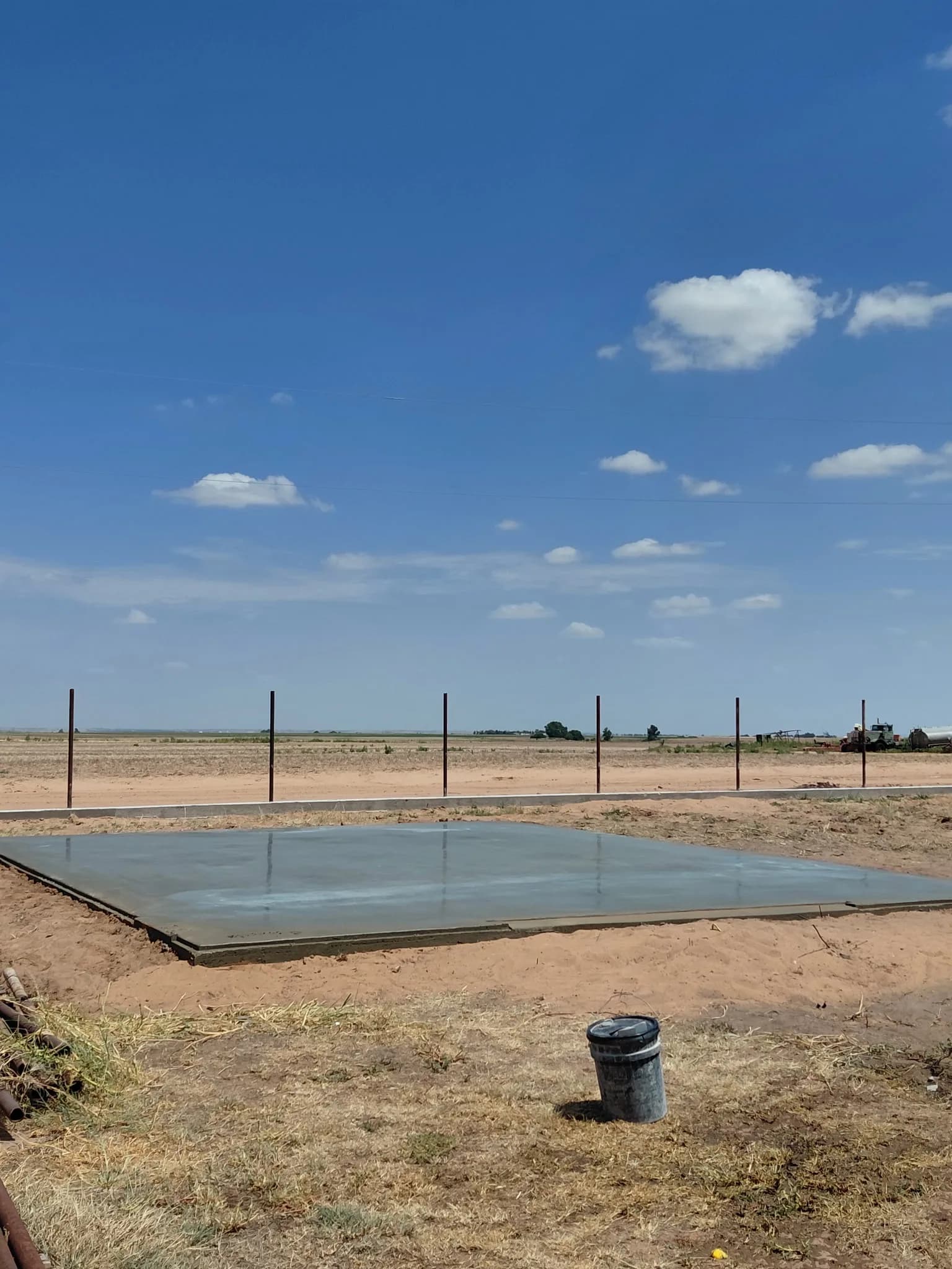 24' x 30' Metal Building Foundation - Project in Vernon, Texas