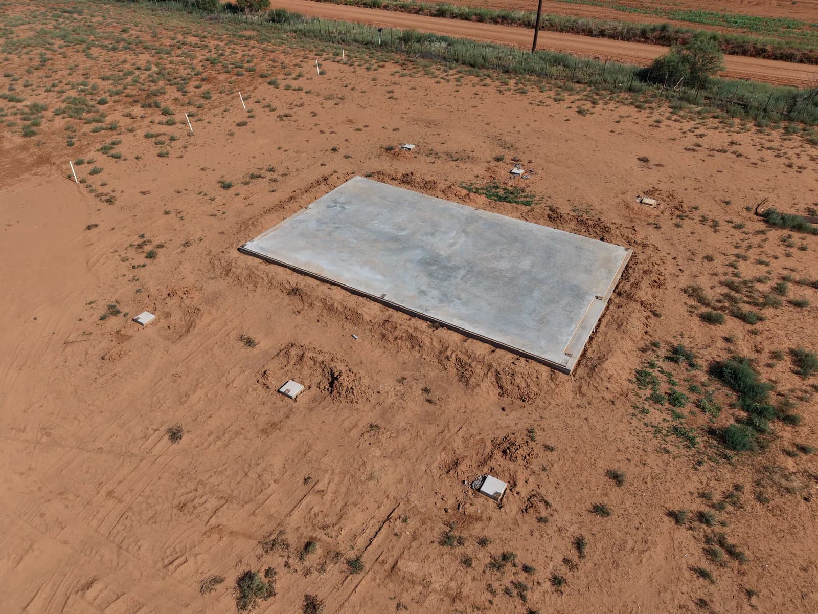 24' x 40' Metal Building Foundation - Foundations project in Paducah, Texas - 24 x 40 metal building foundation paducah tx main webp