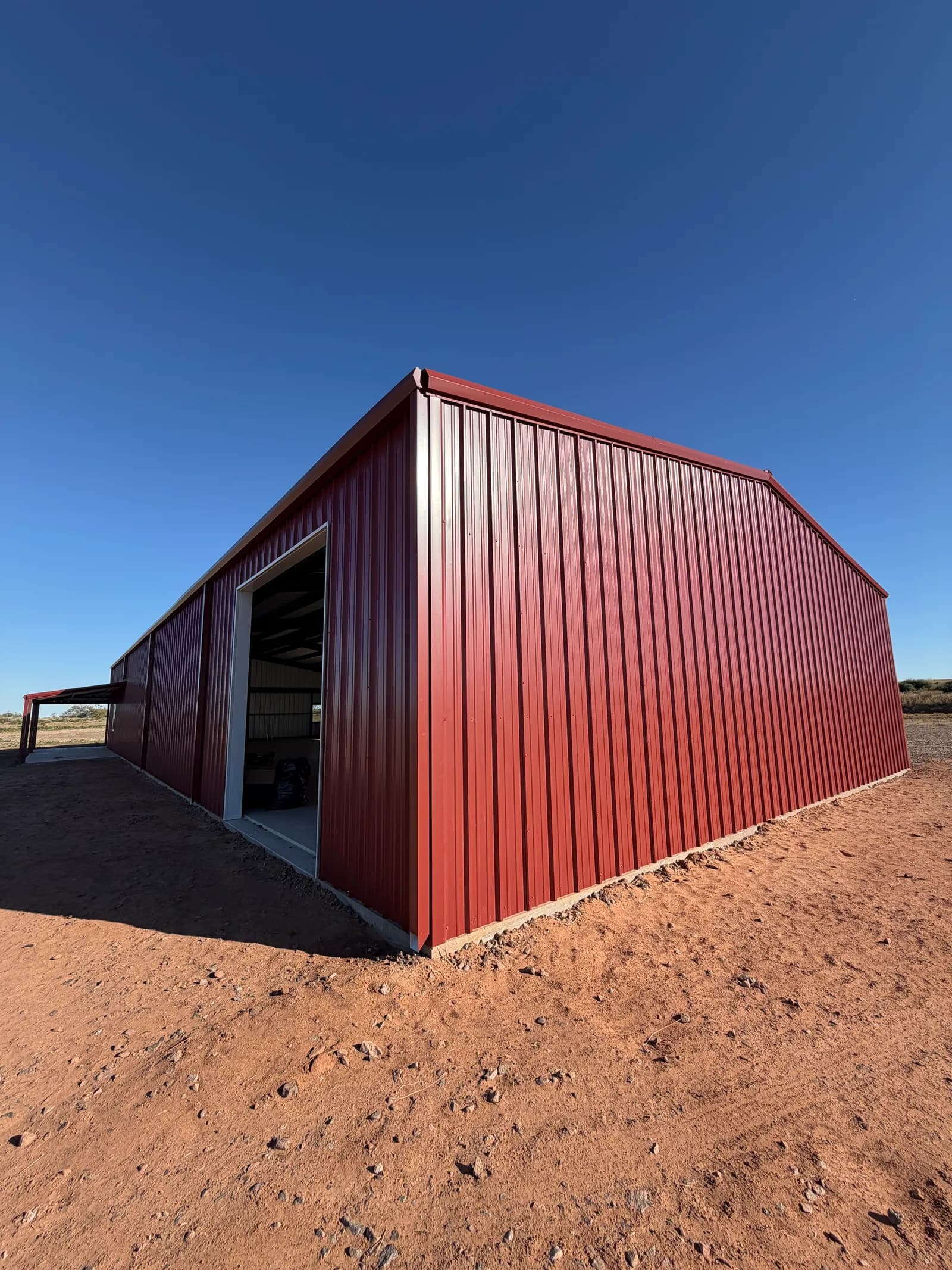 Chillicothe 45' x 100' Metal Building — finished metal building in Chillicothe, TX