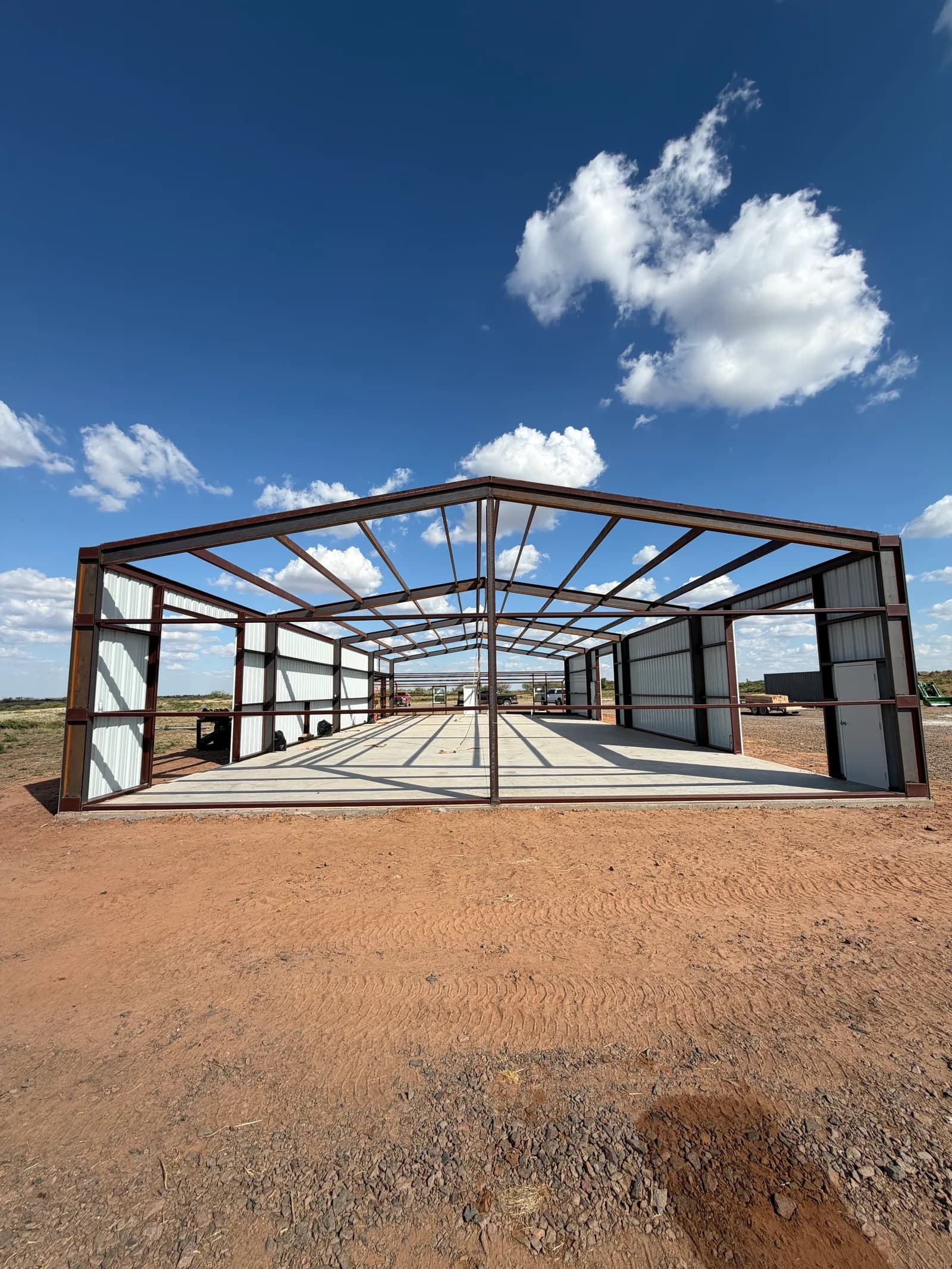 Chillicothe 45' x 100' Metal Building — finished metal building in Chillicothe, TX