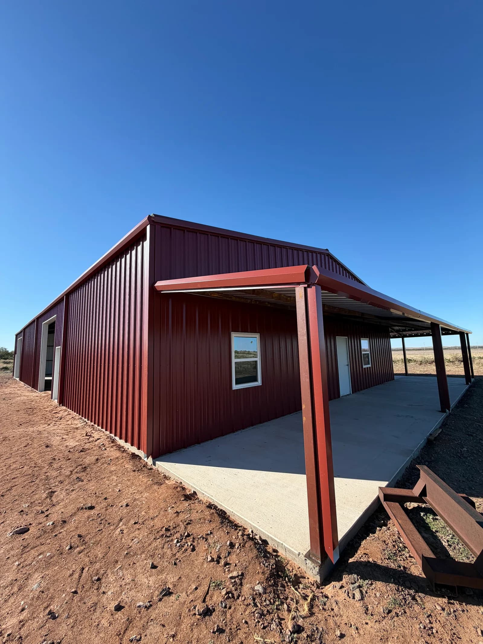 Chillicothe 45' x 100' Metal Building — wall panels and roofing in Chillicothe, TX