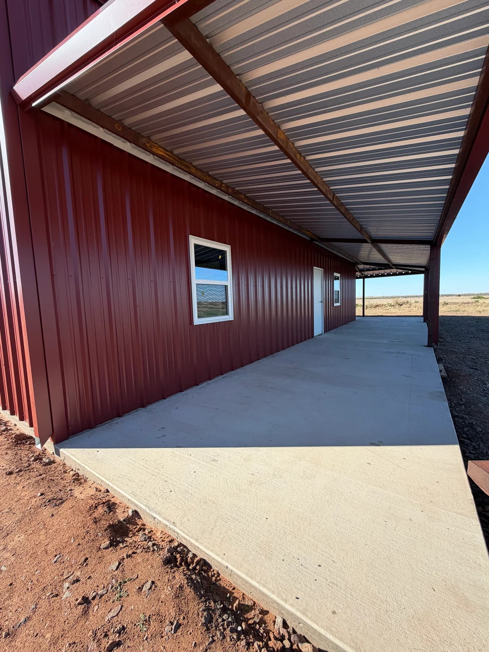 Chillicothe 45' x 100' Metal Building — finished metal building in Chillicothe, TX
