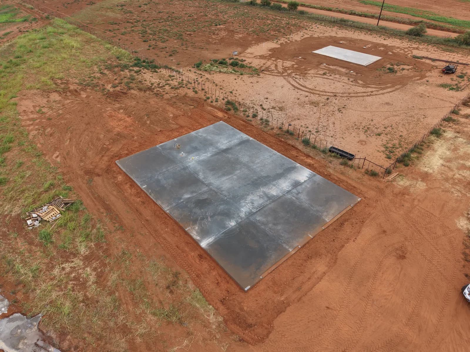 50' x 70' Metal Building Foundation - Foundations project in Paducah, Texas - 50 x 70 metal building foundation paducah tx main webp
