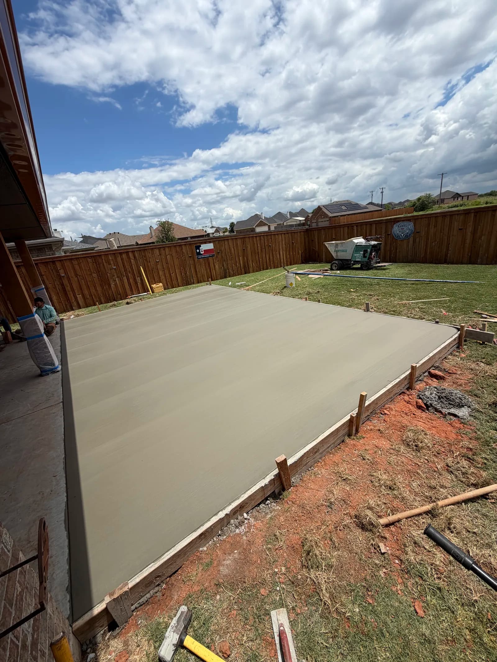 Concrete Patio Extension - Residential Concrete project in Wichita Falls, Texas - concrete patio extension wichita falls tx main webp