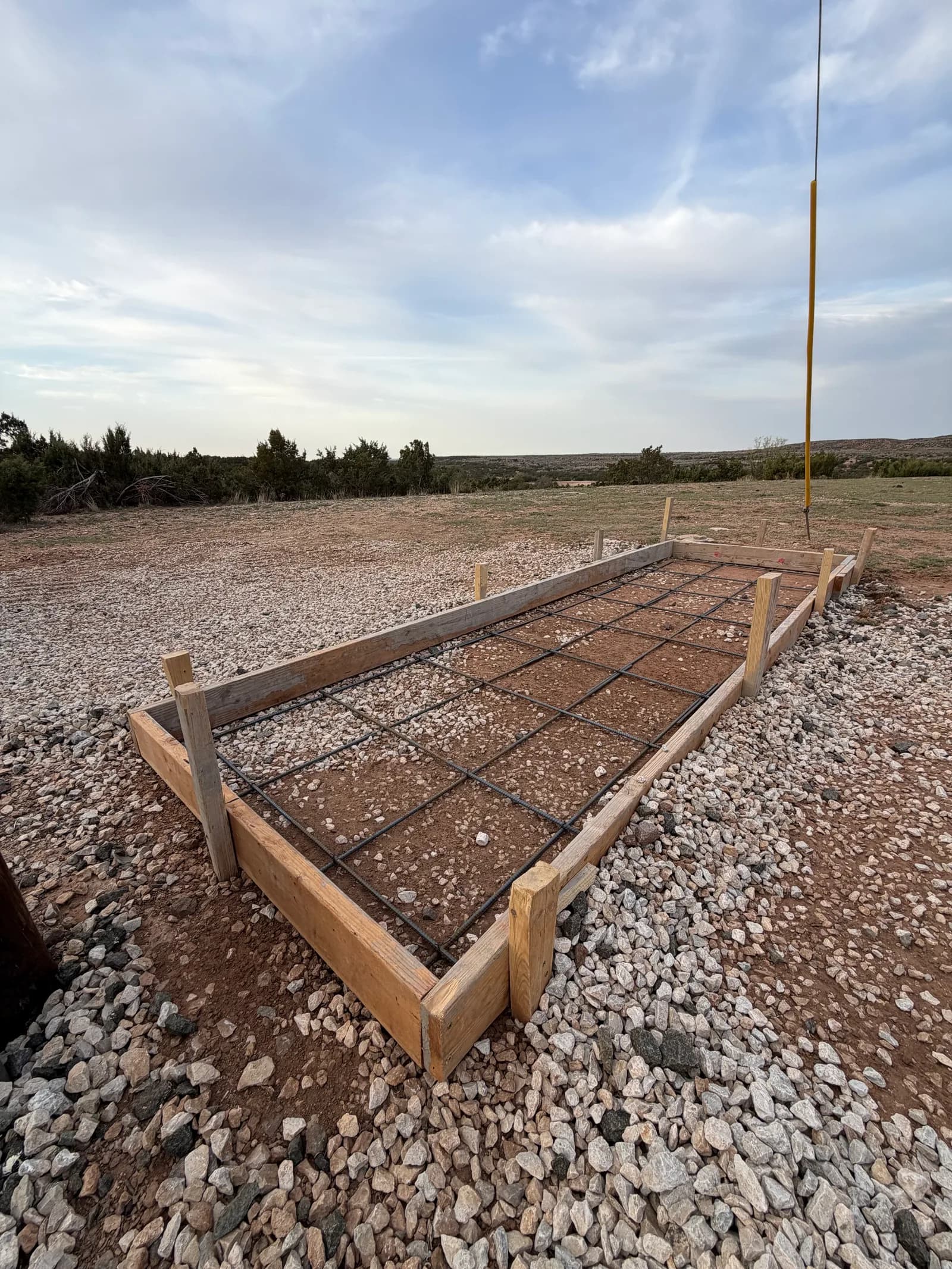 Metal Building Addition Foundation - Project in Quanah, Texas