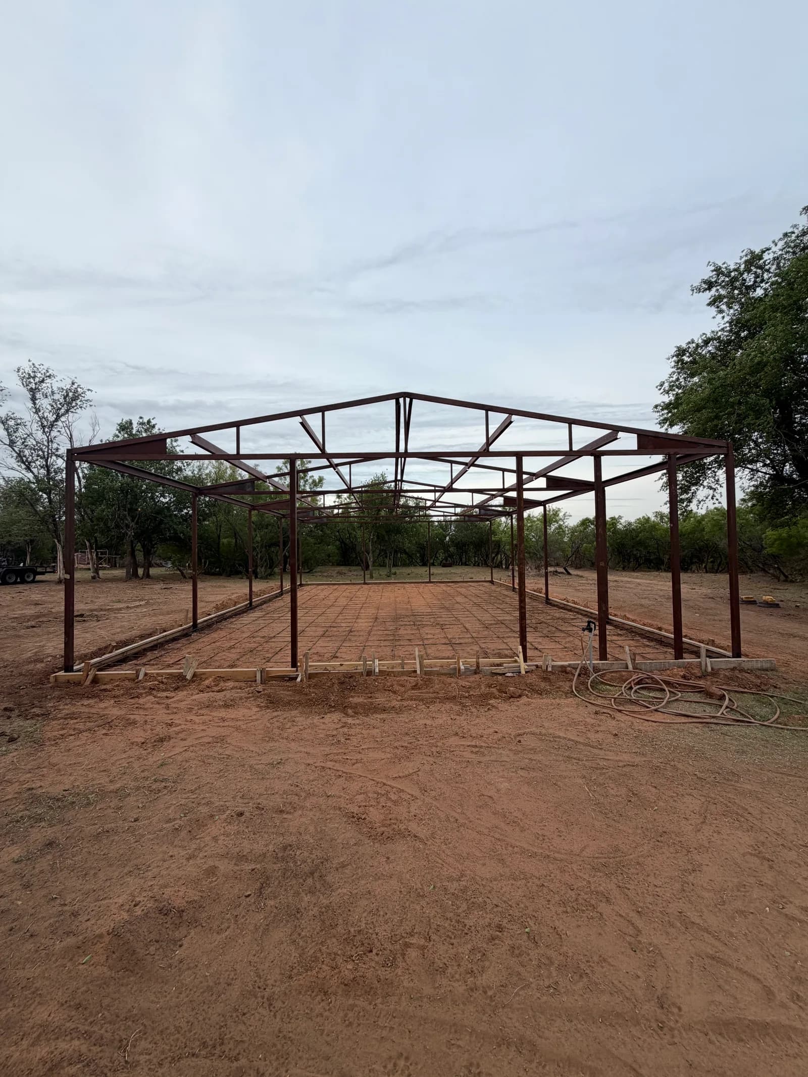 Childress Metal Building Foundation — site prep and grading in Childress, TX