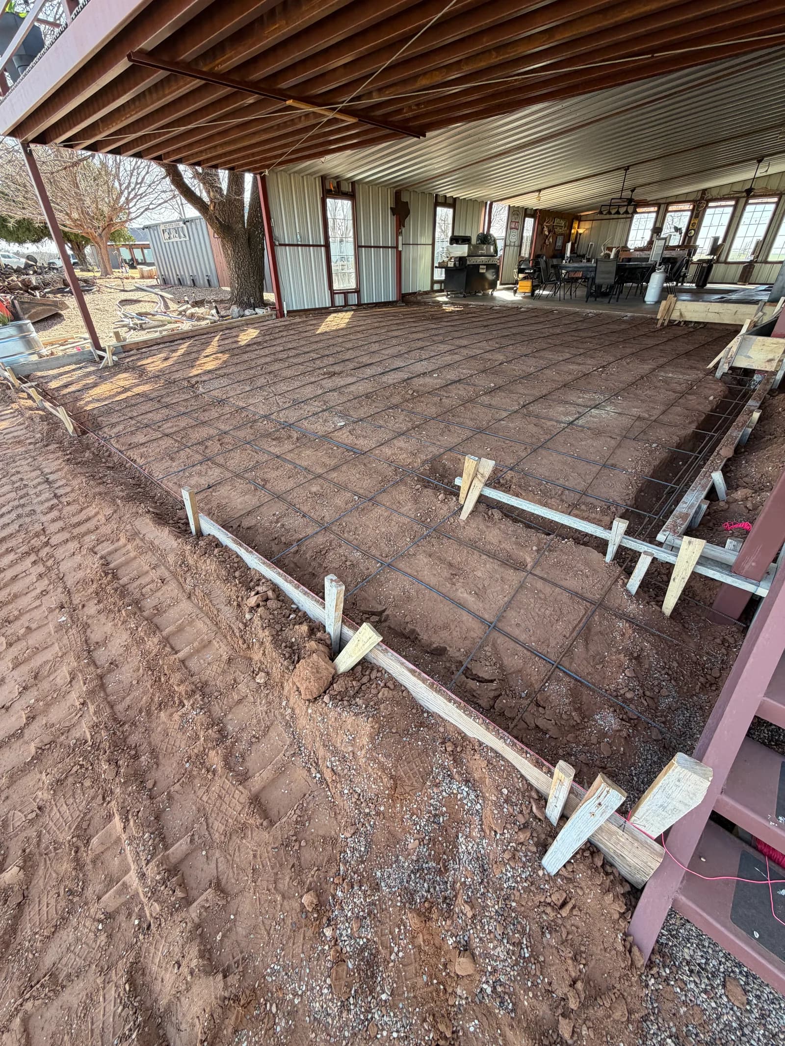 Shop Concrete Floor - Project in Wellington, Texas